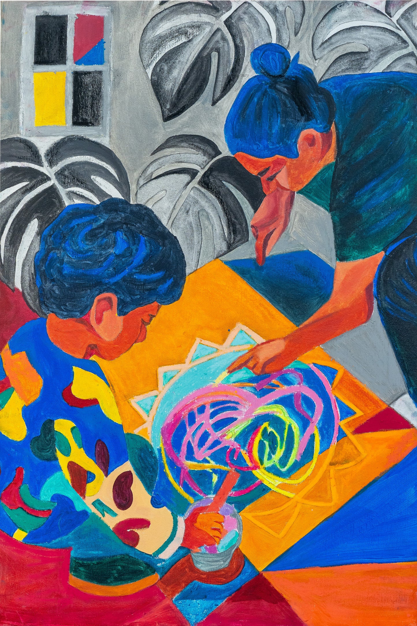 Chalk Drawings At The Playground VK17