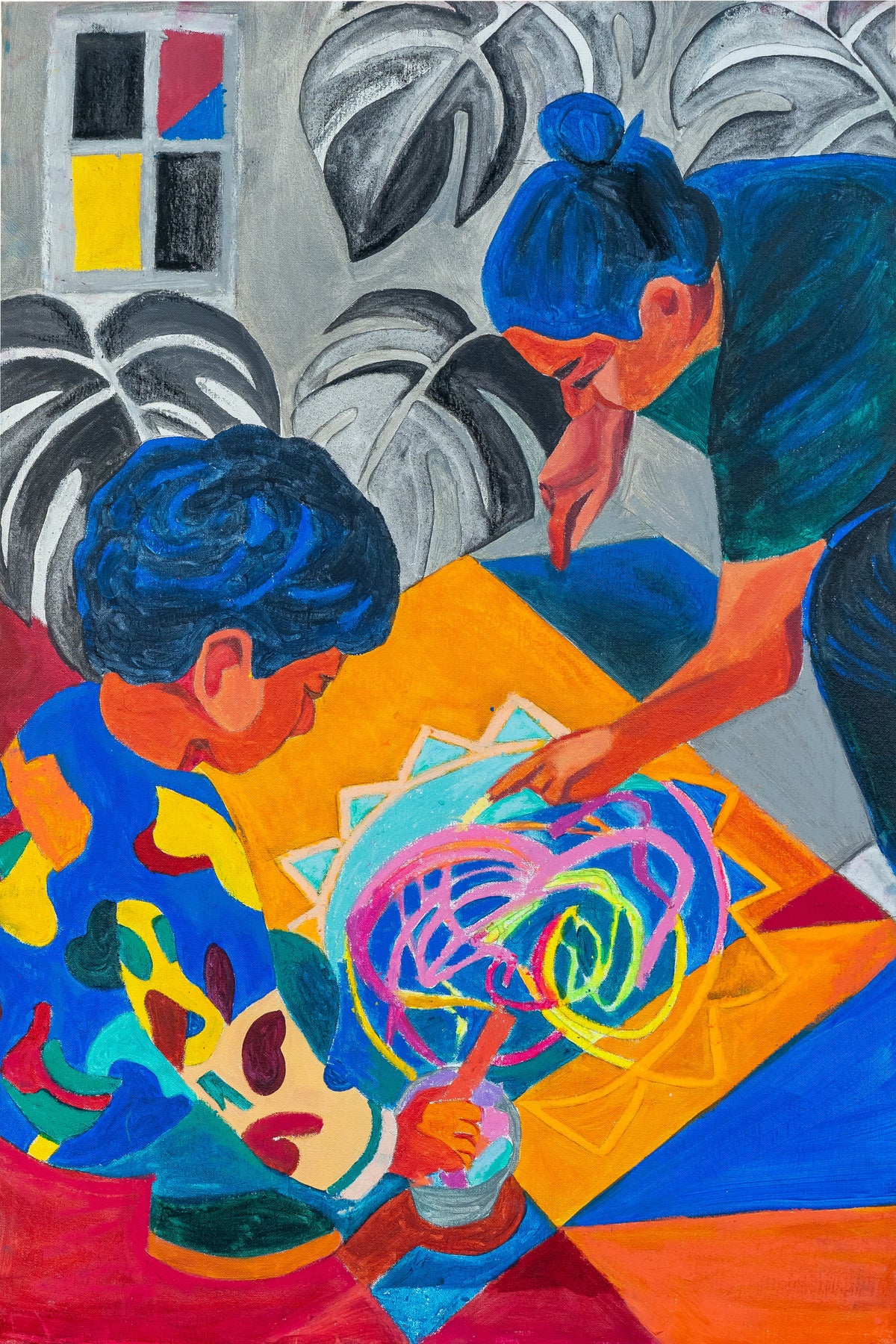 Chalk Drawings At The Playground VK17